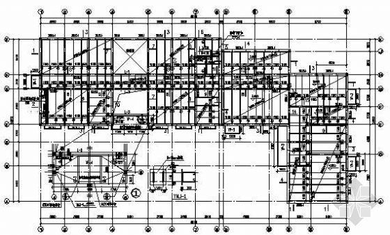 砖混办公图纸资料下载-某小办公楼砖混结构施工图纸