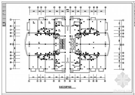 公寓楼空调系统图资料下载-公寓楼中央空调设计图