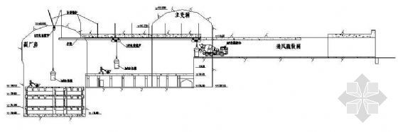 某隧道排风竖井和通风疏散洞施工图-2