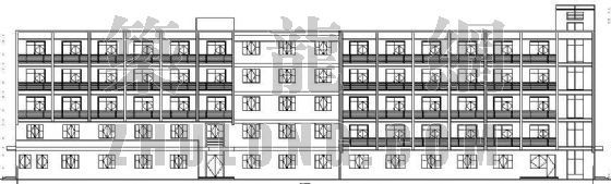 宿舍楼消防施工图设计资料下载-某宿舍楼建筑施工图