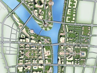 滨水区设计规划案例资料下载-[浙江]宁波滨水区规划设计方案