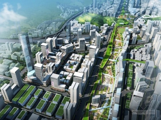 建筑单体串联资料下载-[深圳]城市综合体规划及单体设计方案文本