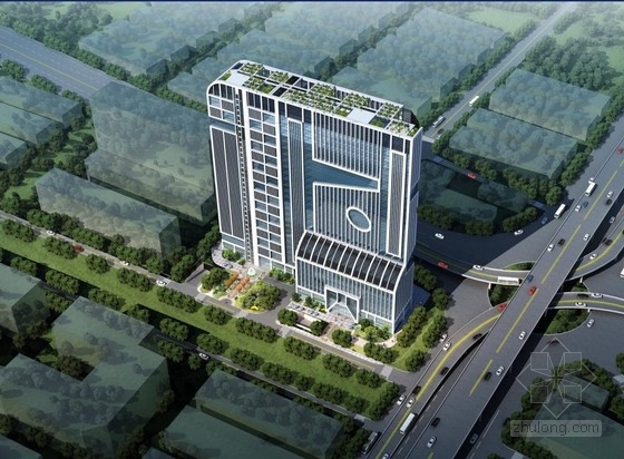 湖南商业建筑设计资料下载-[长沙]现代化板式中高端商业综合体建筑设计方案文本