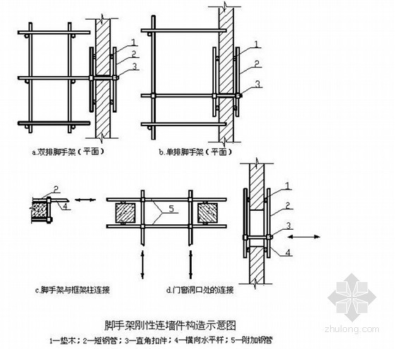 43米跨门架资料下载-[重庆]住宅工程脚手架施工方案(落地、悬挑、卸料平台)