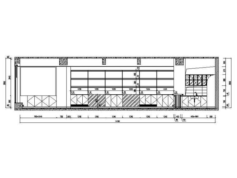 [成都]鹅蛋形趣味浪漫办公空间室内设计施工图（含效果图）-[成都]鹅蛋形趣味浪漫办公空间室内设计立面图