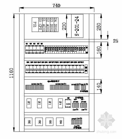 某路灯控制柜原理图资料下载-全自动控制柜控制原理图