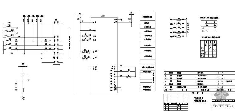 控制原理接线图资料下载-10KVPT柜控制原理及接线图