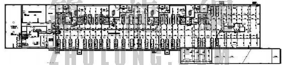 10层公寓地下室平面图资料下载-某地下室平时战时转换平面图设计