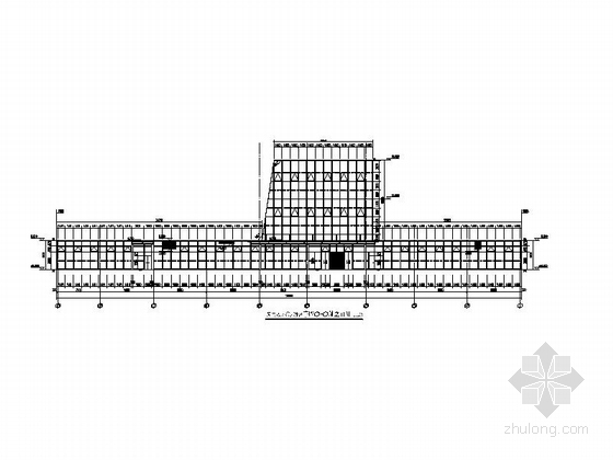 [安徽]3层展览馆及活动中心建筑施工图（2014年图纸）-3层展览馆及活动中心建筑立面图