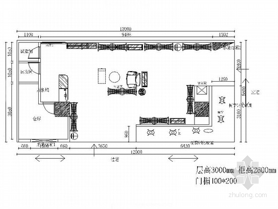 服装店3d效果图资料下载-[新疆]品牌服装店装修设计施工图（含3D效果模型）