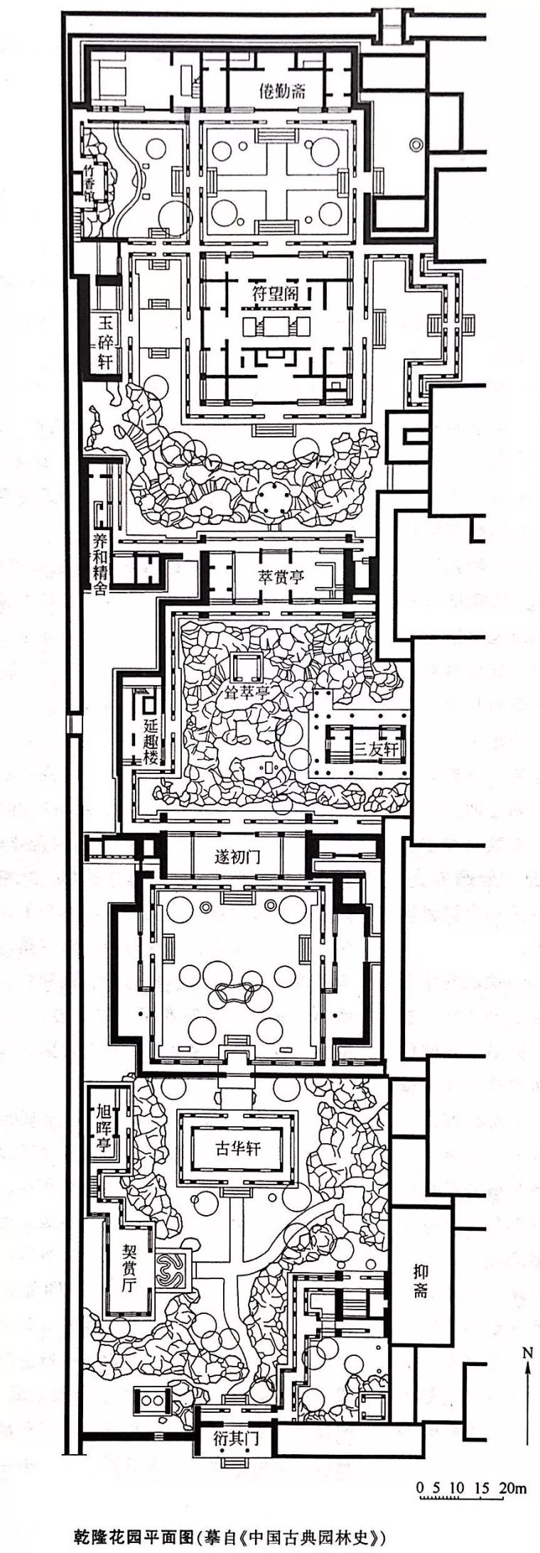南北方经典园林平面，越看越来劲！_25