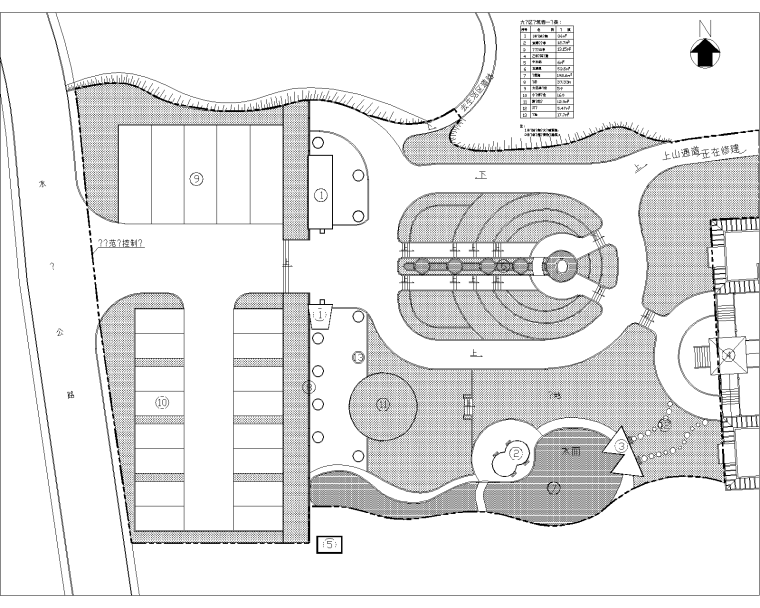 公园施工图A-4 铺装