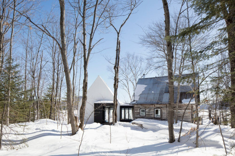加拿大迷人的豪华木屋资料下载-加拿大LaPetiteSoeur木屋