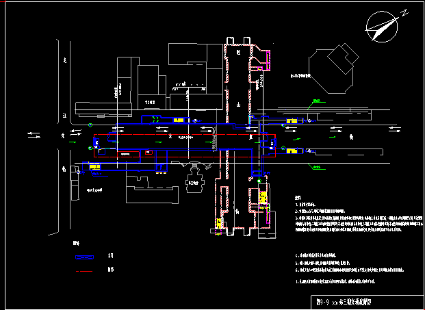 投标施工布置平面图资料下载-(投标)哈尔滨地铁一期某标工程施工组织设计