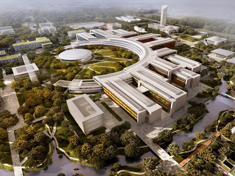 长江大学校园总体规划资料下载-西湖大学校园总体规划