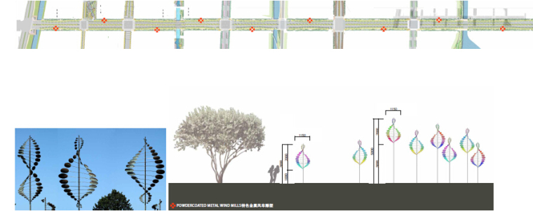 城市产业园道路景观绿化方案设计文本559页（附丰富效果图、细部图）-艺术图饰