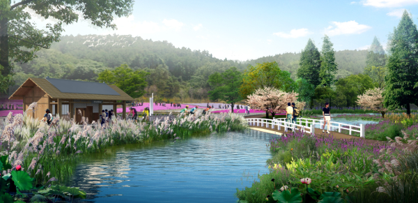 生态景区设计方案资料下载-[江苏]生态禅意文化特色旅游景区景观规划设计方案