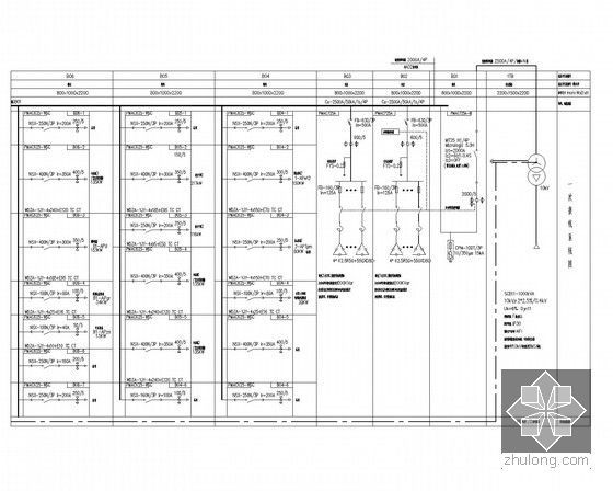 [吉林]市级大型体育馆电气全套施工图（甲级院最新设计）-一次接线系统图
