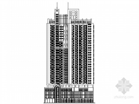 商业综合体建筑户型资料下载-[南昌]某三十层商业综合体建筑施工图