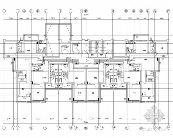 施工设计资质资料下载-[山东]住宅建筑群采暖及通风防排烟系统设计施工图（甲级资质）