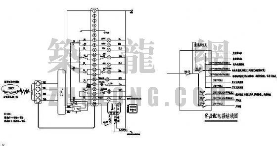 酒店客房电气施工方案资料下载-华夏大酒店客房电气平面