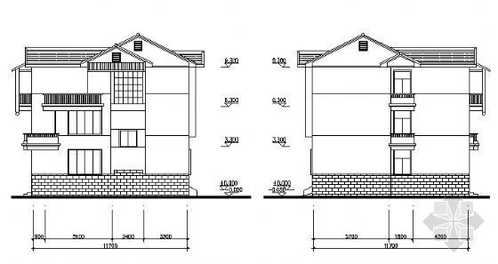 某村镇建设住宅方案图-2