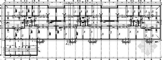 框架剪力墙住宅楼图纸资料下载-某十层框架剪力墙住宅楼结构全套图纸