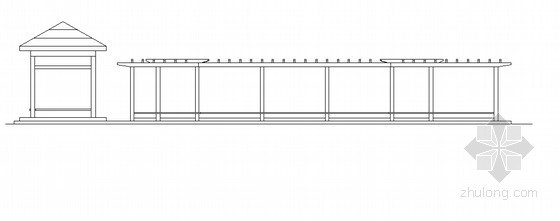 CAD景观木廊资料下载-木廊亭施工详图