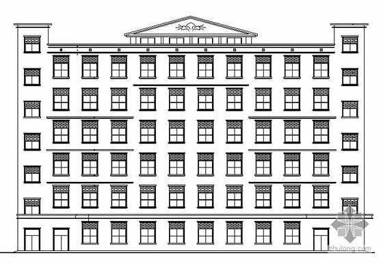 13层办公楼建筑设计图资料下载-某十二层厂房办公楼建筑设计施工图