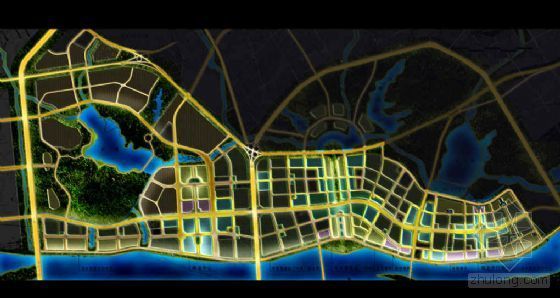 城市形象小品设计资料下载-[江西]新区城市形象夜景规划与设计方案