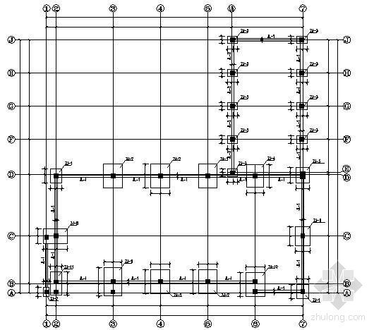 钢结构四层4S汽车店图资料下载-某钢结构4s汽车店结构施工