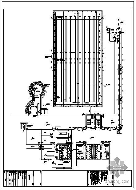 室外泳池池施工图资料下载-某基地室外标准池施工图纸