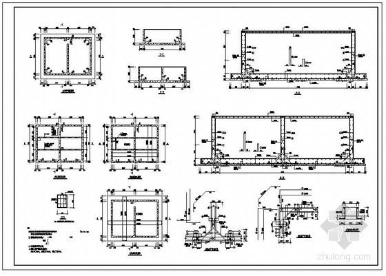 废水池结构设计资料下载-某地下水池结构设计图