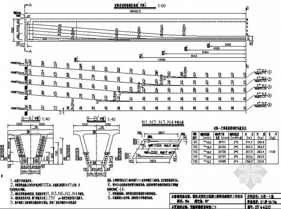 计算跨径m装配式资料下载-装配式预应力混凝土箱梁桥上部构造跨径35m斜交角0°15°30°设计图
