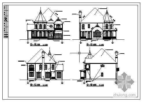 两层欧式别墅全套资料下载-某两层欧式建筑结构全套图纸