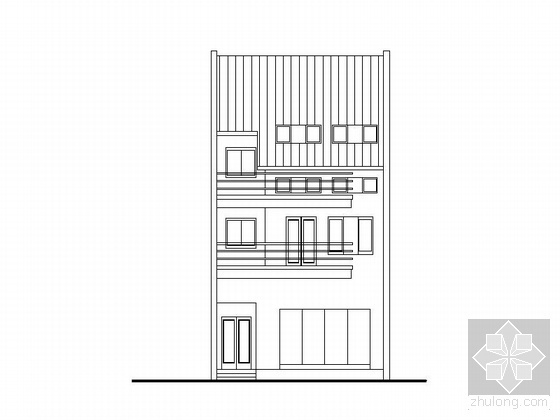 武汉市户型图资料下载-[武汉]万科某花城三层townhouse建筑方案图