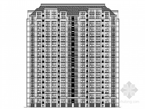 24层塔式住宅施工图资料下载-[江苏射阳]某十八层塔式住宅楼建筑施工图