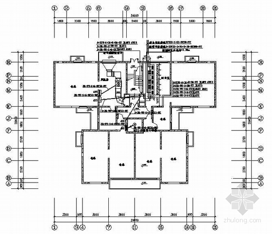 教师公寓宿舍资料下载-某12层教师公寓电气施工图