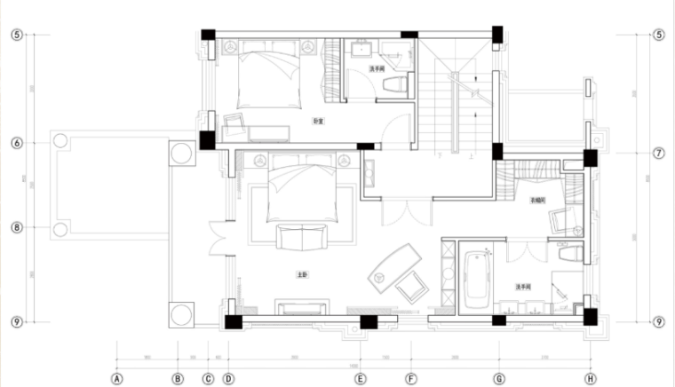 法式风格室内设计ppt资料下载-[内蒙古]鄂尔多斯法式宫廷样板房室内设计方案