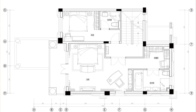 法式宫廷室内风格资料下载-[内蒙古]鄂尔多斯法式宫廷样板房室内设计方案