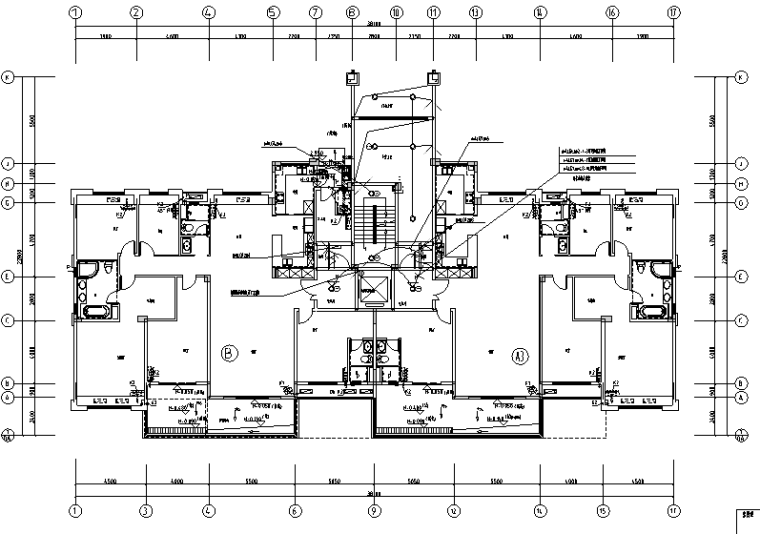 碧桂园的管理模式资料下载-广东碧桂园高层别墅电气全套施工图