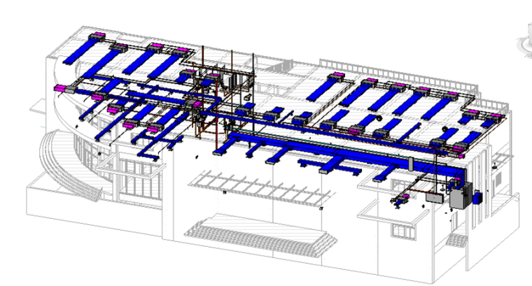 Revit机电培训讲义123页-在建筑和结构模型上绘制水暖电设备管道