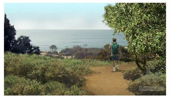 [国外]滨水悬崖旅游公园景观规划方案-规划后效果