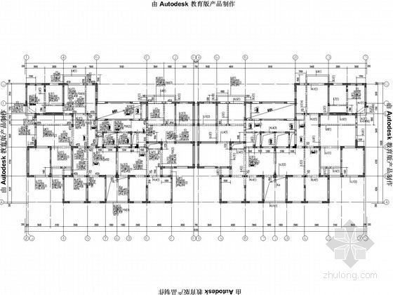 纯剪力墙结构住宅建筑图资料下载-[兰州]100米高度34层纯剪力墙结构施工图(两栋)