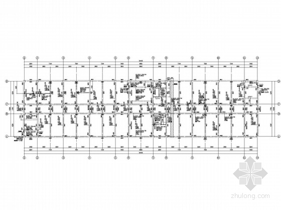 多层带地下室施工图资料下载-带地下室局部六层框架综合楼结构施工图