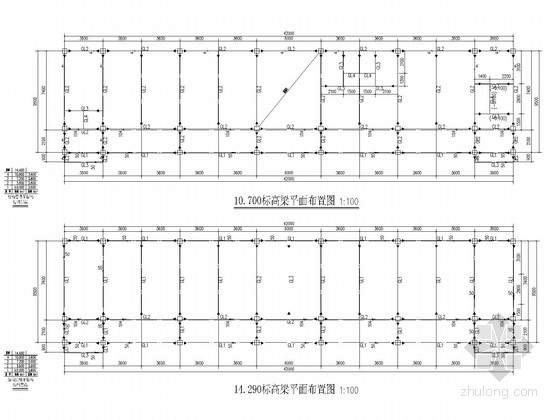 钢框架砼结构施工工艺图资料下载-4层钢框架综合楼结构施工图