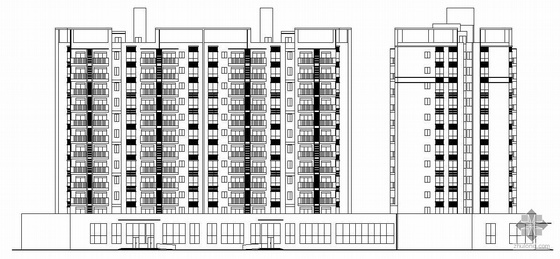 7层商品住宅资料下载-[深圳]某村十二层商品住宅楼建筑结构施工图