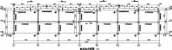 钢结构汽车展厅结构施工图资料下载-[上海]汽车展厅钢结构施工图