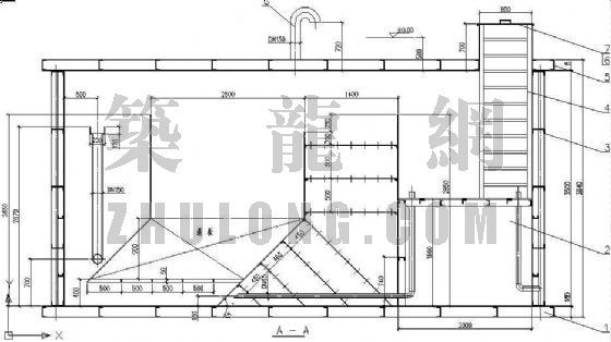 油田废水处理设备资料下载-一体含废水处理设备工艺布置图