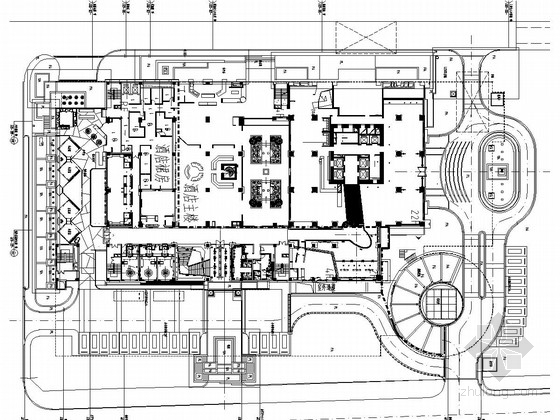 工程设计施工图集资料下载-[厦门]商业酒店景观工程设计施工图